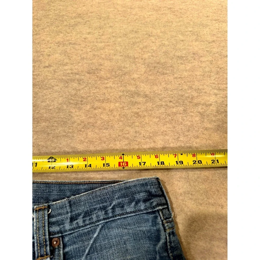Levis 501 Original Fit Jeans Men 36x34 Blue Denim Cotton Straight Leg Button Fly